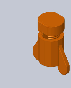 Cable clamp  5mm ABS w/o SST washer